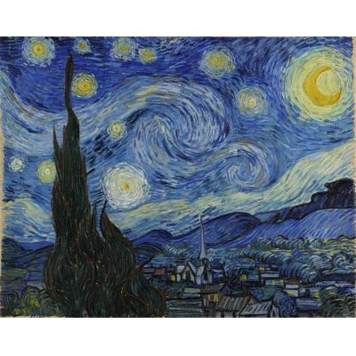 星夜 文森特 - 梵高 世界名画 客厅 餐厅油画