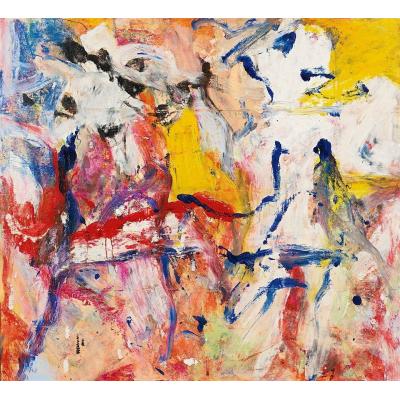 表现主义抽象油画 创意油画 酒吧 会所 油画  WILLIAM DE KOONING