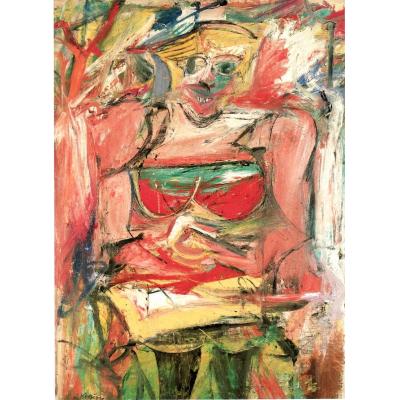 06表现主义抽象油画 创意油画 酒吧 会所 油画  WILLIAM DE KOONING