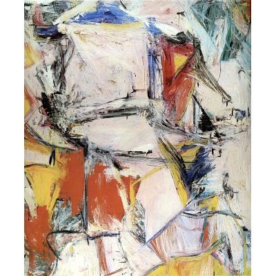 07表现主义抽象油画 创意油画 酒吧 会所 油画  WILLIAM DE KOONING