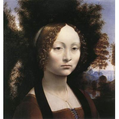 Ginevra Benci的肖像 达芬奇（Leonardo da Vinci） 世界名画临摹