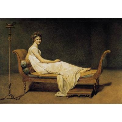 雷卡米尔夫人 雅克·路易·大卫Jacques-Louis David 世界名画 临摹