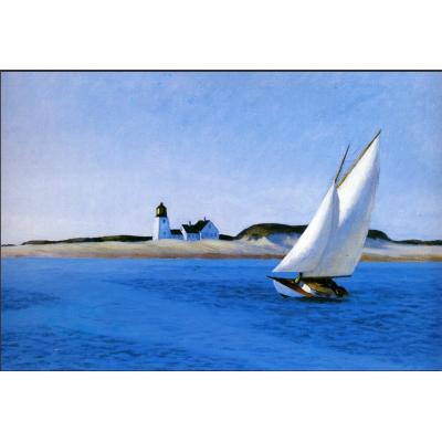 爱德华·霍珀  帆船 大芬村油画