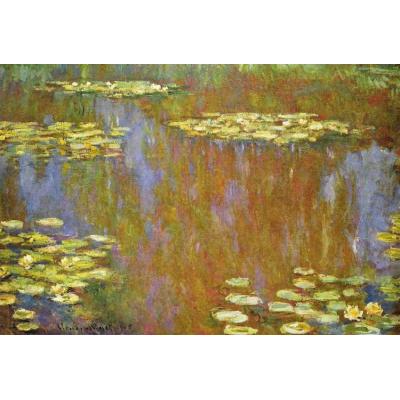 睡莲 克劳德·莫奈 大芬村世界名画临摹 客厅餐厅卧室油画 