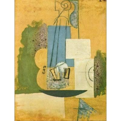 小提琴 巴勃罗毕加索 现代装饰油画 酒店餐厅油画