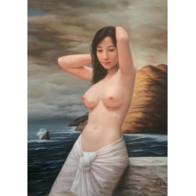 美女人体油画  大芬油画 半裸油画 大芬村