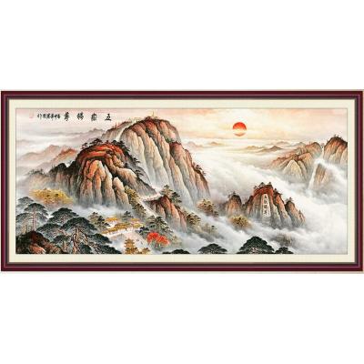 泰山油画  办公室 会议室油画  大厅 中国风油画