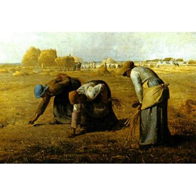 拾荒者 让-弗朗索瓦·米勒 Jean Francois Millet 油画临摹定制