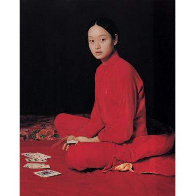 王沂东 2004年作品《扑克牌》，100×80cm