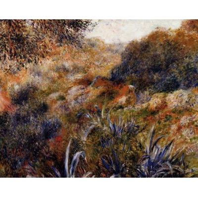 阿尔及利亚风景（野女人的峡谷） 皮埃尔-奥古斯特·雷诺阿 印象风景油画 大芬村手绘油画 