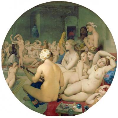 土耳其浴 让·奥古斯特·多米尼克·安格尔 人体油画