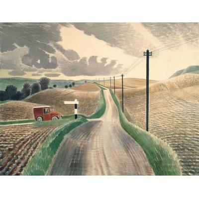 威尔特郡景观，1937年（水彩画） 大芬村油画