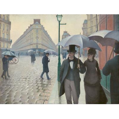 巴黎街;下雨天 大芬村油画  aris Street; Ra...