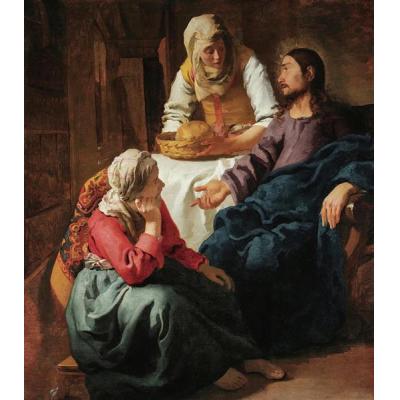 基督在玛莎和玛丽的家中 约翰内斯·维米尔 大芬村油画