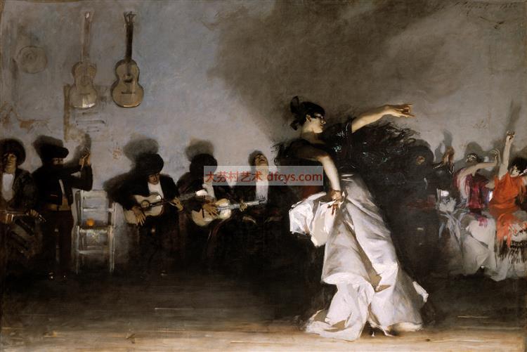 埃尔加里奥 约翰·辛格·萨金特 世界名画 油画