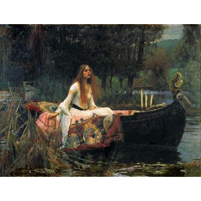 夏洛特夫人 约翰·威廉·沃特豪斯  John William Waterhouse