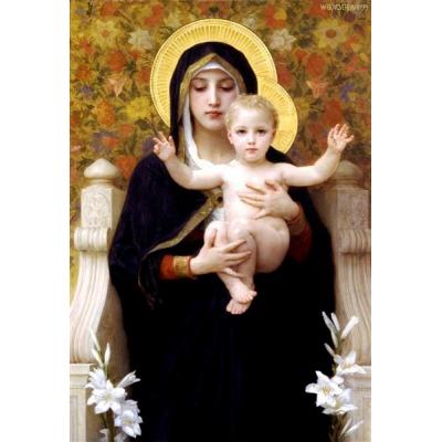 百合圣母 威廉-阿道夫·布格罗 大芬村油画