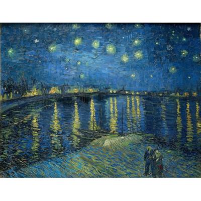 罗纳河上的星夜 文森特 - 梵高 大芬村油画