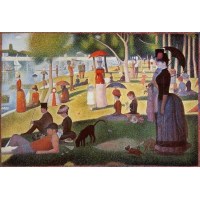 La Grande Jatte 岛的周日下午 乔治·修拉 大...