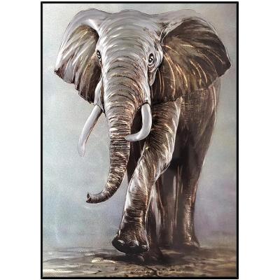 大象油画 油画  大芬村 手绘油画  动物 