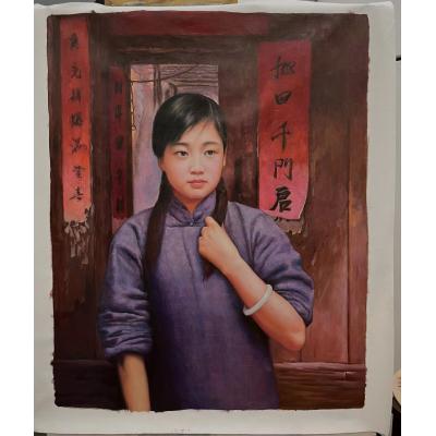 油画作品定制 中国风油画  大芬村