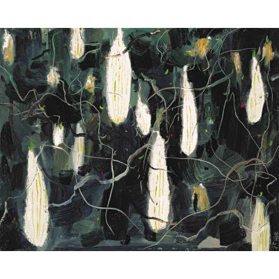 苦瓜家园 1998 油彩布本 80 x 100厘米 大芬油画