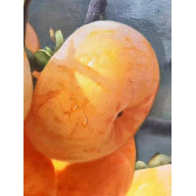 超写实杭子油画  高档油画定制 中式风格