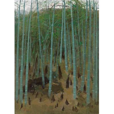 吴冠中（中国，1919-2010） 《竹中春笋》 大芬村油画
