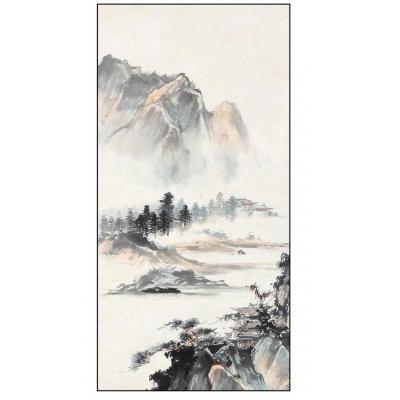 中国山水画  大芬村油画  新中式风格 