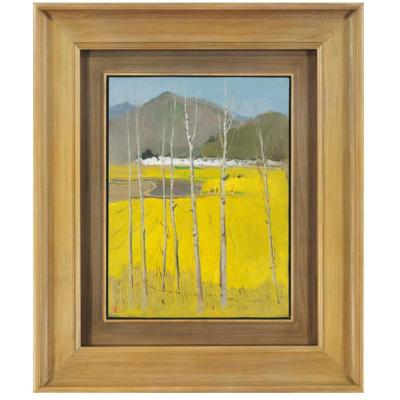 吴冠中 (1919-2010) Golden Field  金色田园  大芬村油画