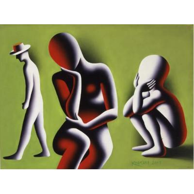 马克·科斯塔比  Mark Kostabi 大芬村油画02