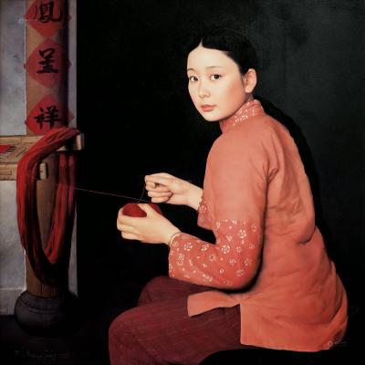 Wang Yidong 王沂东  中国人物油画 中国农村人物