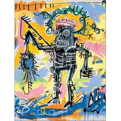 无题，1981 让-米歇尔·巴斯奇亚 (Jean-Michel Basquiat) 大芬油画临摹