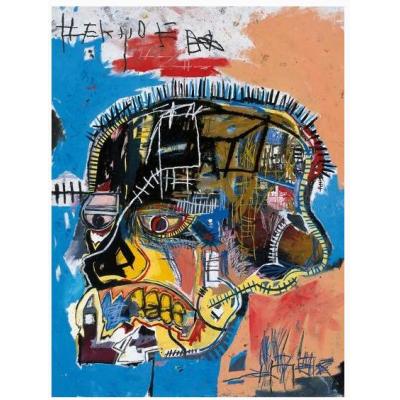 无题，1981 年（巴斯奇亚头骨） 让-米歇尔·巴斯奇亚 (Jean-Michel Basquiat) 大芬村油画