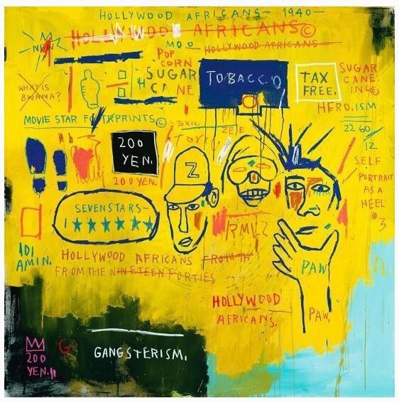 好莱坞非洲人，1983 让-米歇尔·巴斯奇亚 (Jean-Michel Basquiat) 