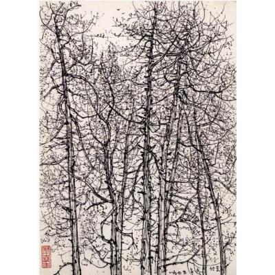吴冠中（生于 1919 年）  森林 大芬村油画