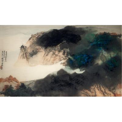 张大千（1899-1983） 住在山里 大芬村油画