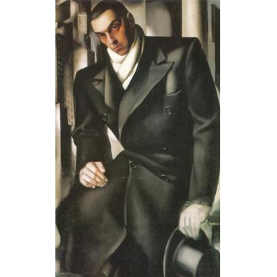 一个男人或塔德乌什·德·伦皮基先生的肖像 塔玛拉·德·伦皮卡 油画