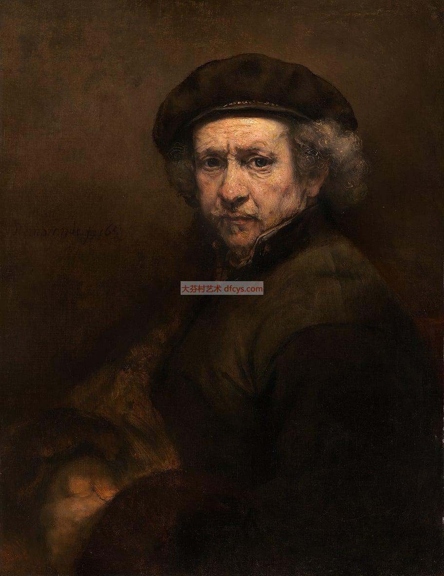 伦勃朗·范·赖恩 1659  ·  Öl auf Leinwand  ·自画像