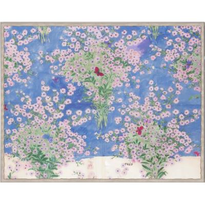 蝴蝶与玛格丽特 大芬村手绘油画 装饰画