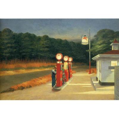 气体 爱德华·霍普 日期： 1940 风格： 社会现实主义 ...
