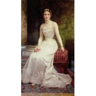 奥利·王妃夫人的肖像 威廉·阿道夫·布格罗 日期： 1900...