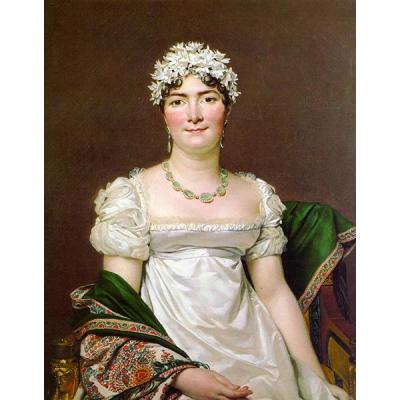 达鲁伯爵夫人的肖像 雅克·路易·大卫 日期： 1810 风格...