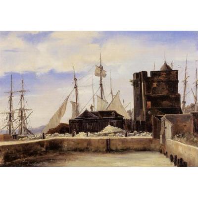 Octave Chamouillet 在花园里推着手推车 卡米耶·柯罗 日期： 约 1844 年 - 约1845 年 风格： 现实主义 主题： 法国城市景观、风景和海景 类型： 城市景观 媒体： 油彩、 帆布 地点： 罗德岛设计学院博物馆（