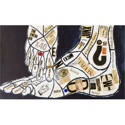 大芬村精妙复刻安迪・沃霍尔 1959 年《Feet》达达与波普艺术具象油画 —— 为艺术收藏爱好者的书房增添独特魅力
