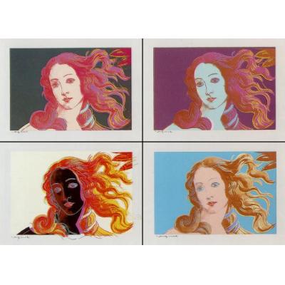大芬村精心复刻安迪・沃霍尔 1966 年版 Venere Dopo Botticelli 波普艺术肖像油画 - 艺术收藏与高端装饰首选