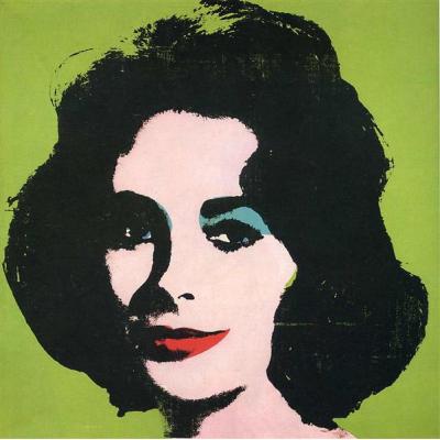 大芬村精心复刻安迪・沃霍尔 1964 年伊丽莎白・泰勒波普艺术丝网印刷风格画布肖像油画 - 艺术收藏与时尚家居点睛之笔