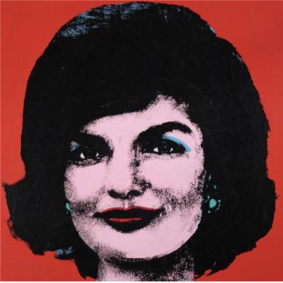 大芬村定制安迪・沃霍尔式 1964 年美国《Red Jackie》主题波普艺术画布肖像油画 - 诠释专属艺术审美