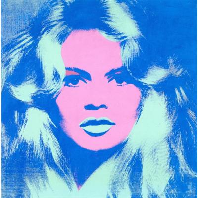 大芬村定制 Andy Warhol 风格《Brigitte Bardot》主题油画 - 为高端美妆店塑造吸睛艺术景观