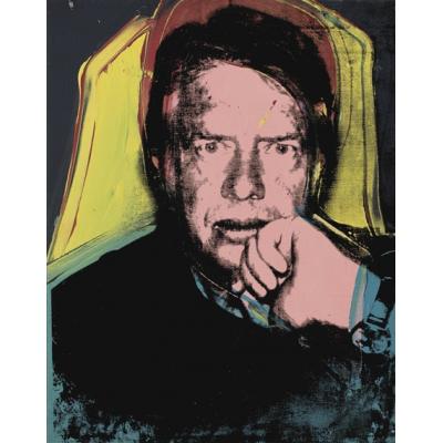 大芬村精心复刻 Andy Warhol《Jimmy Carter》大幅油画 - 为小型艺术博物馆打造经典艺术展品